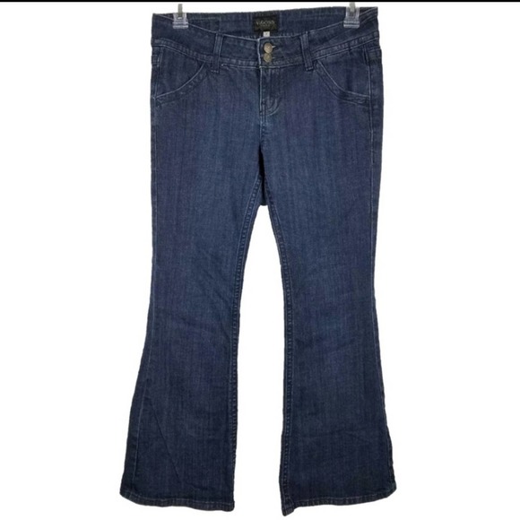 Vigoss Denim - Vigoss Classic Double Button Flare Jeans